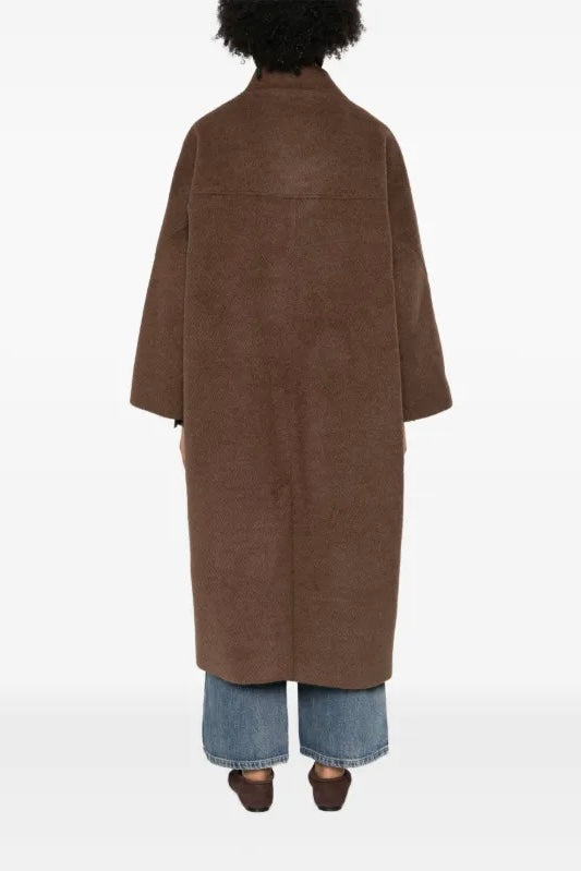 Cappotto marrone oversize