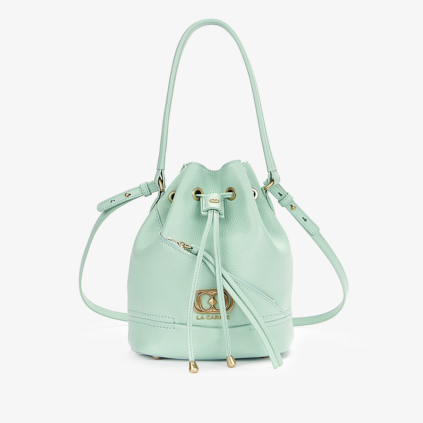 Secchiello Zipper verde menta
