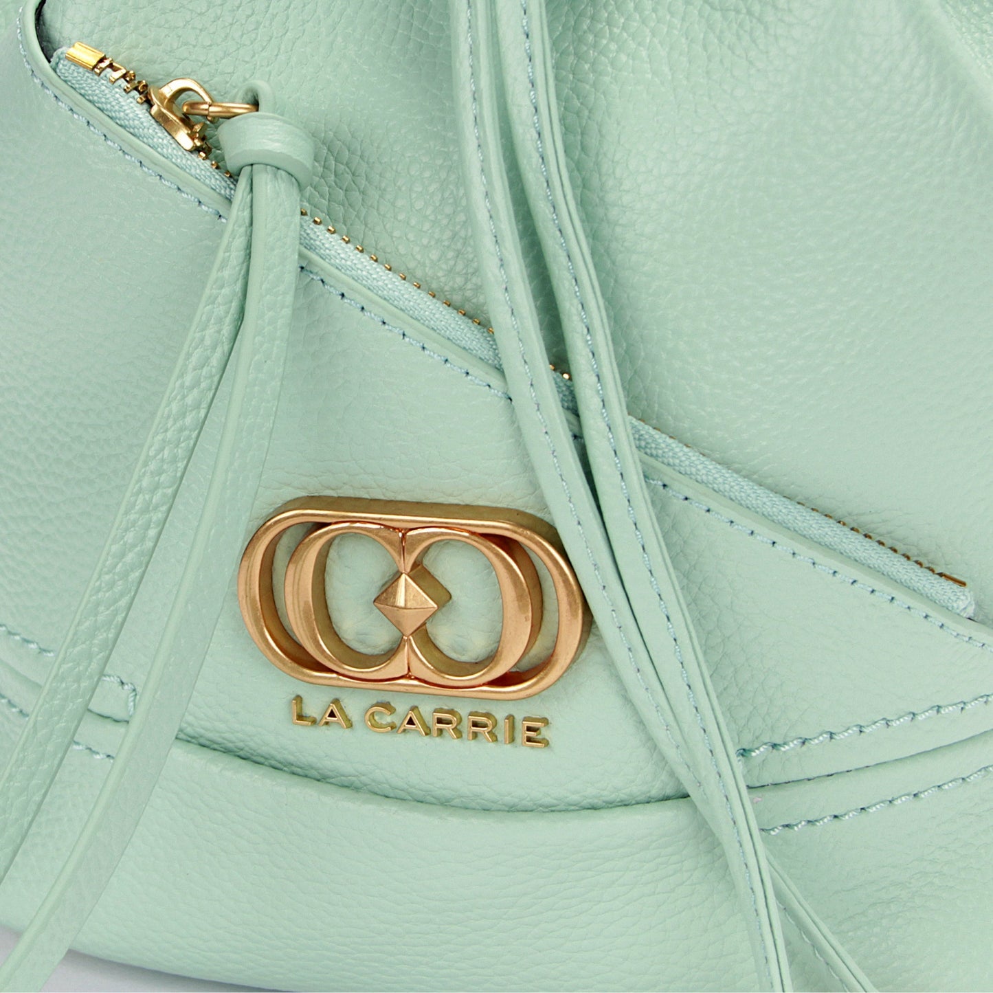 Secchiello Zipper verde menta