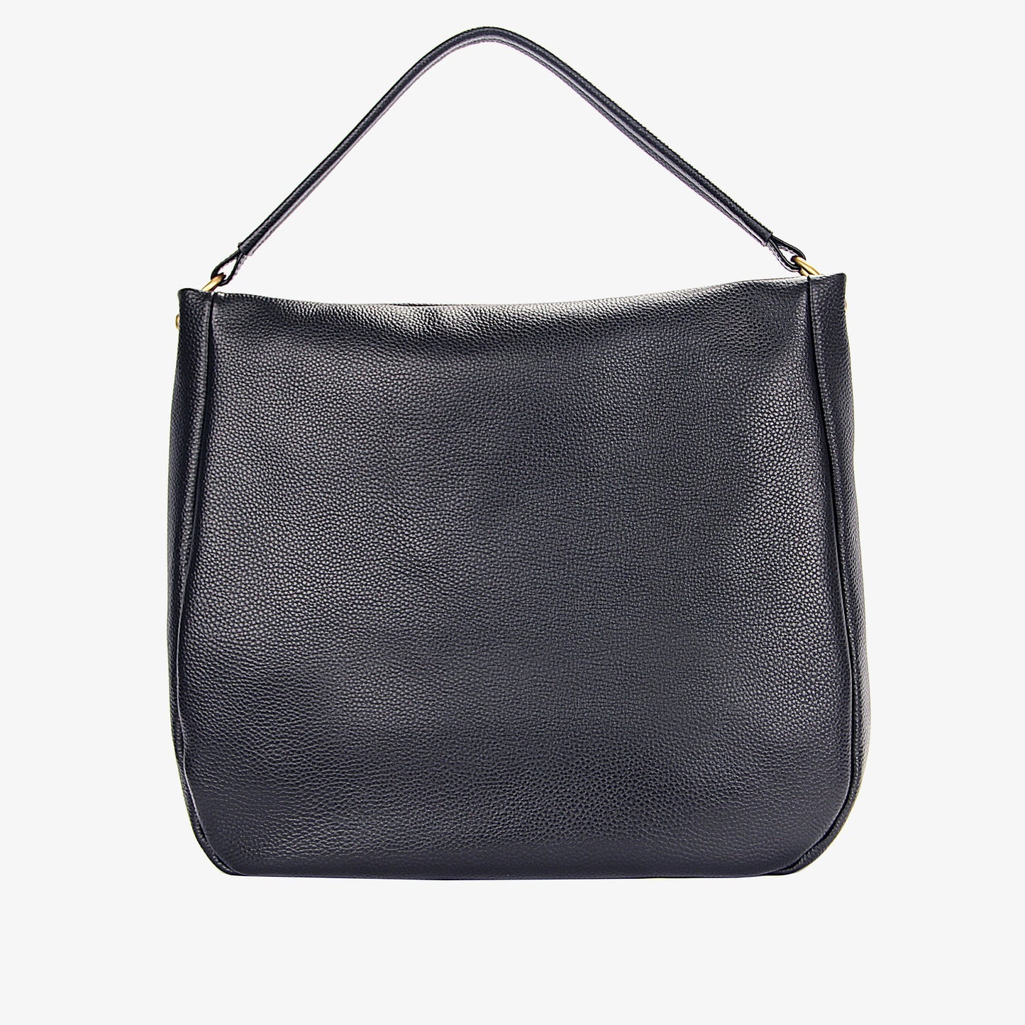 Borsa Nera a spalla grande Zipper