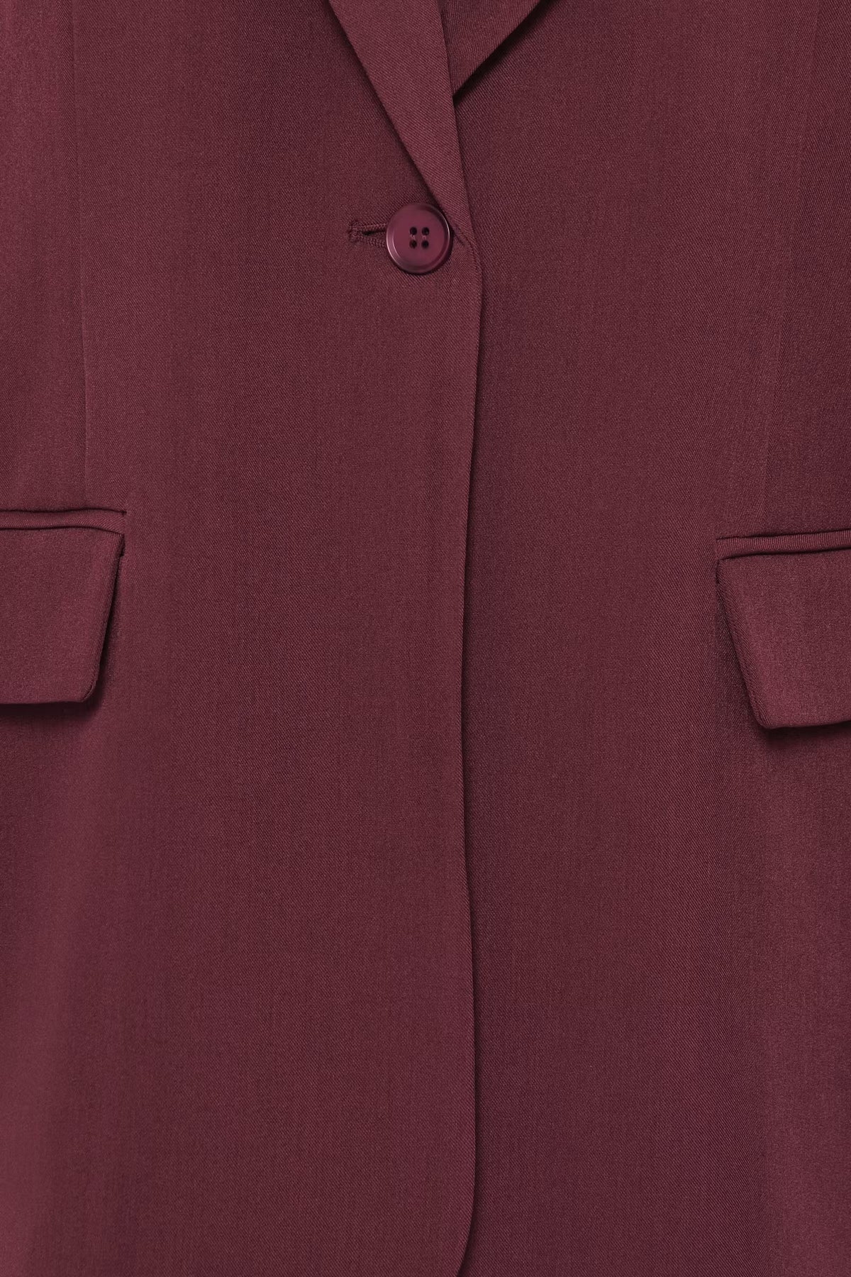 Giacca bordeaux regular con bottoni