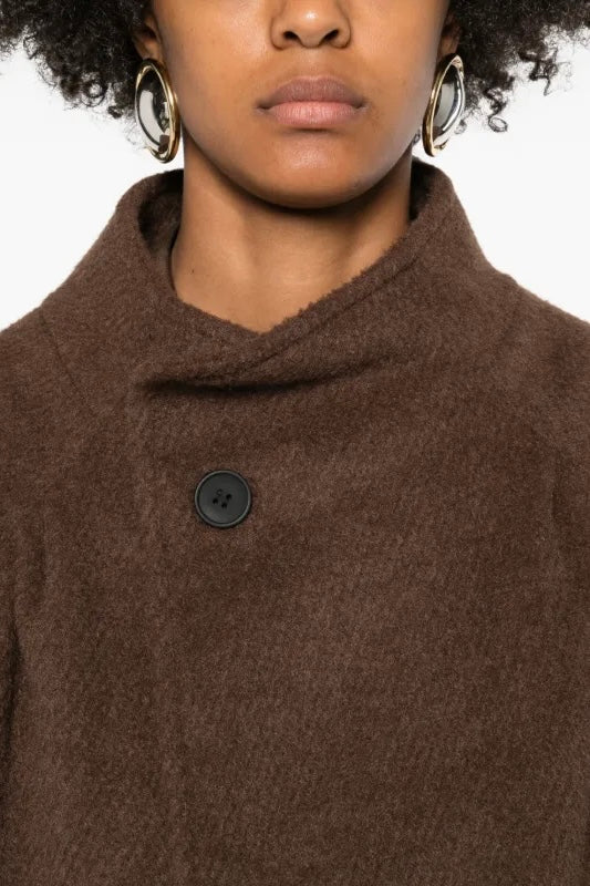 Cappotto marrone oversize