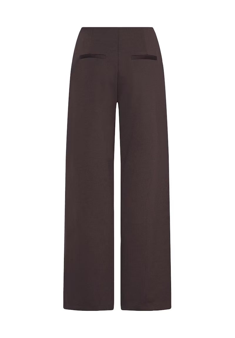 Pantalone palazzo moro con zip Ihkate Wide