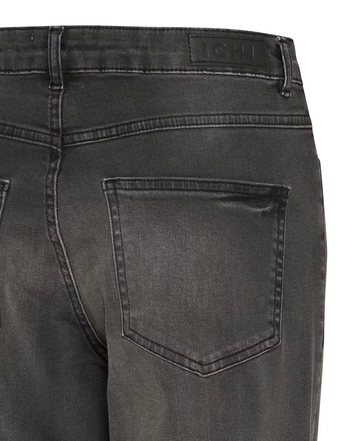 Jeans nero regular lunghezza cropped