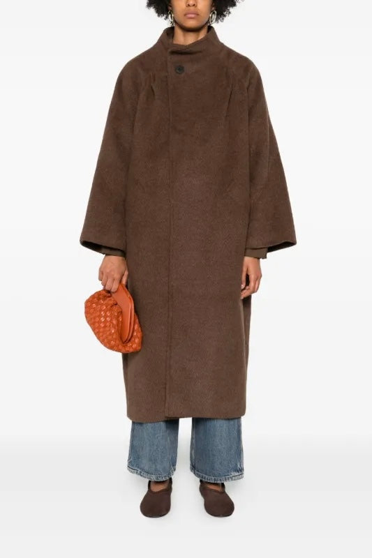 Cappotto marrone oversize