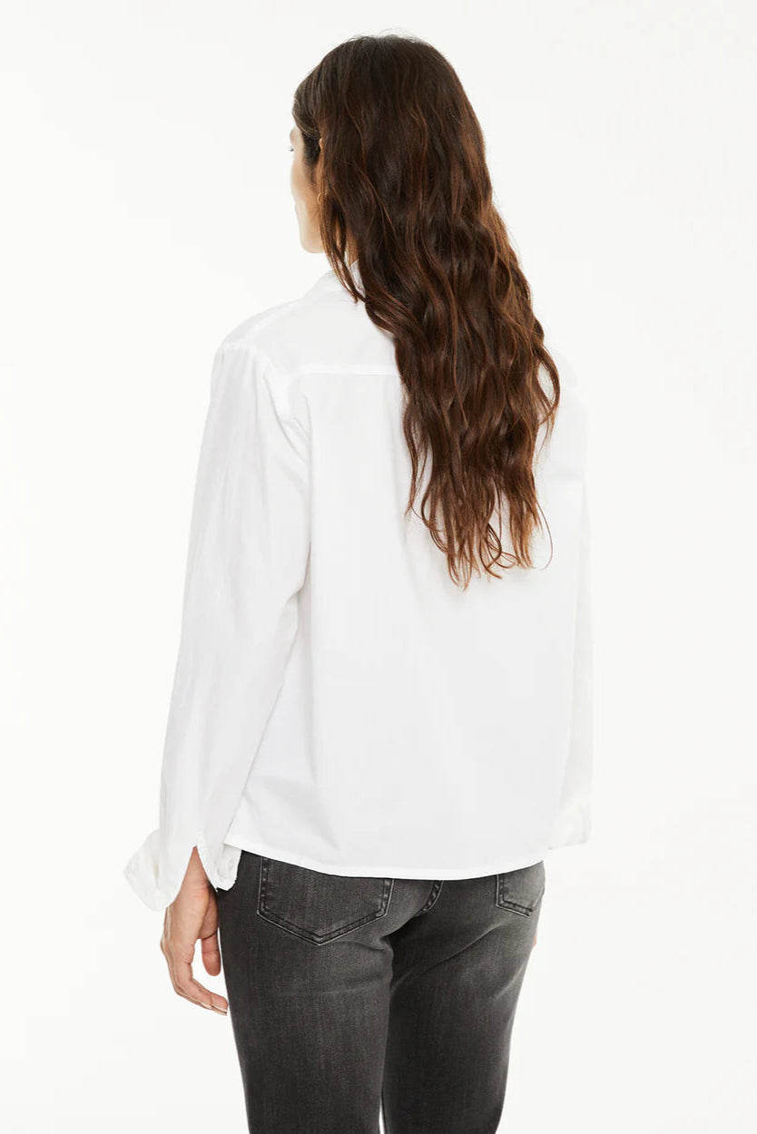 Camicia bianca in cotone