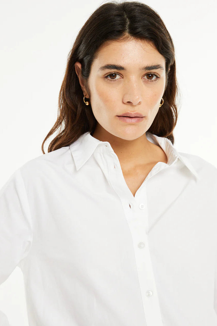 Camicia bianca in cotone