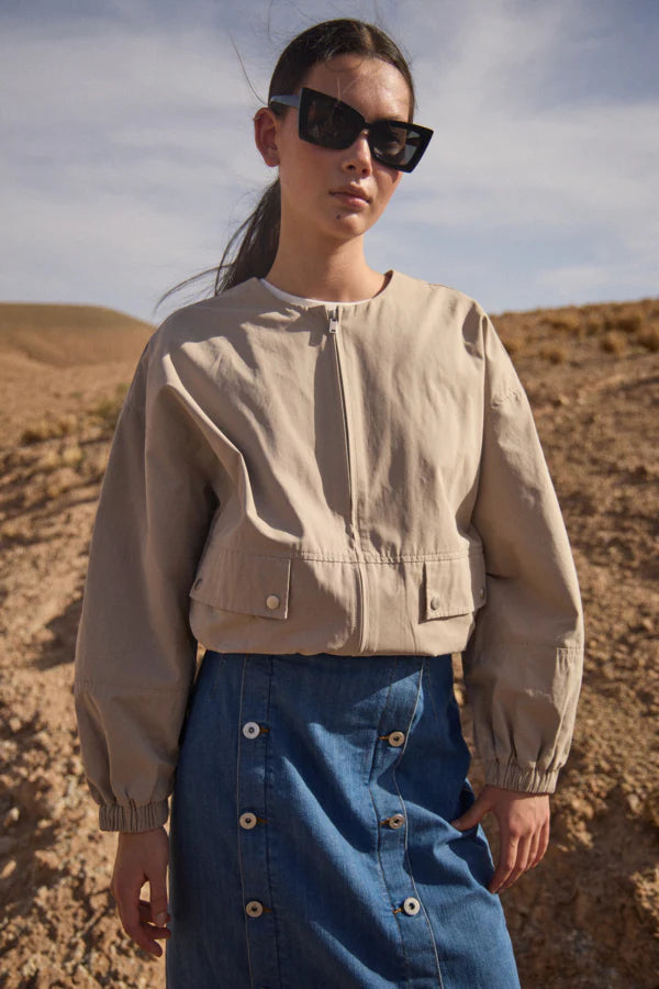 Giacca a vento con cerniera IHflinta