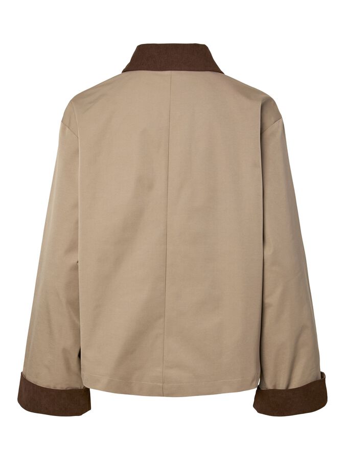 Giacca leggera con reverse canettato