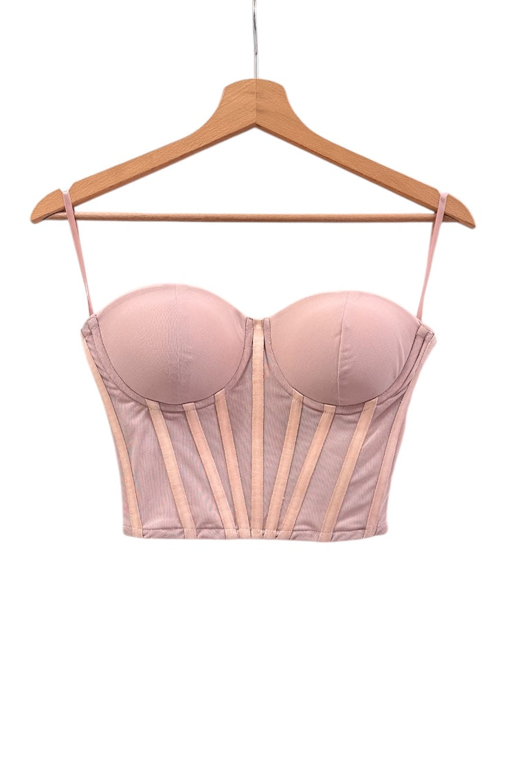 Bustino Levante rosa cipria