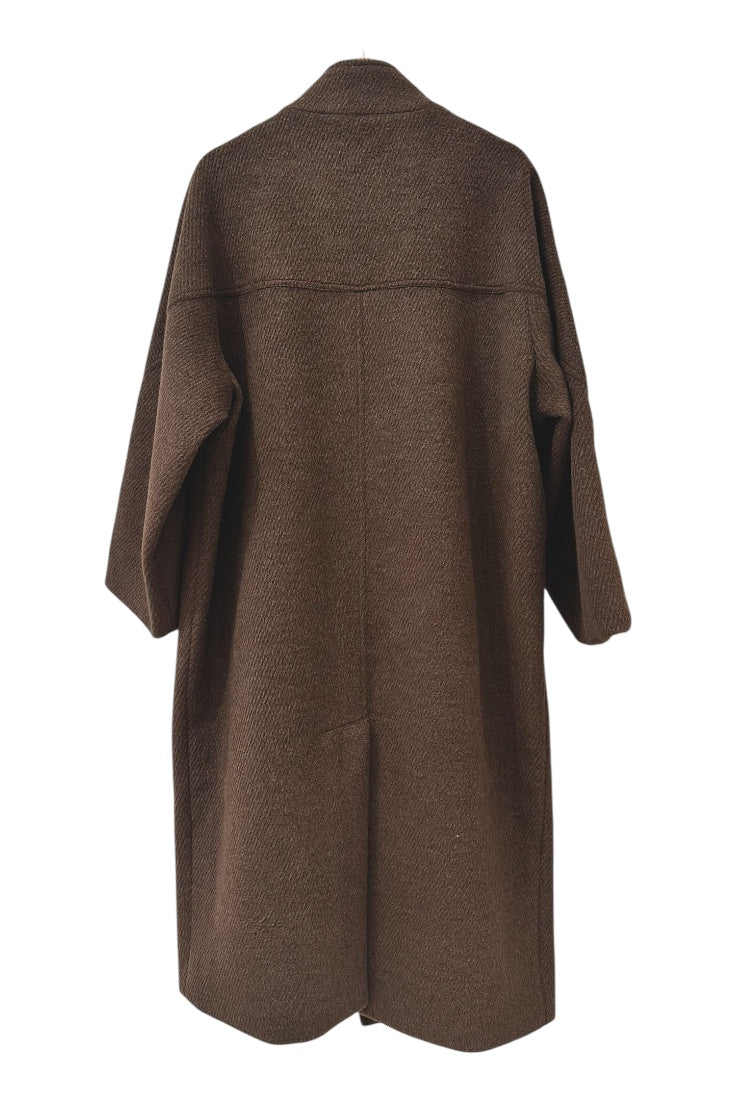 Cappotto marrone oversize