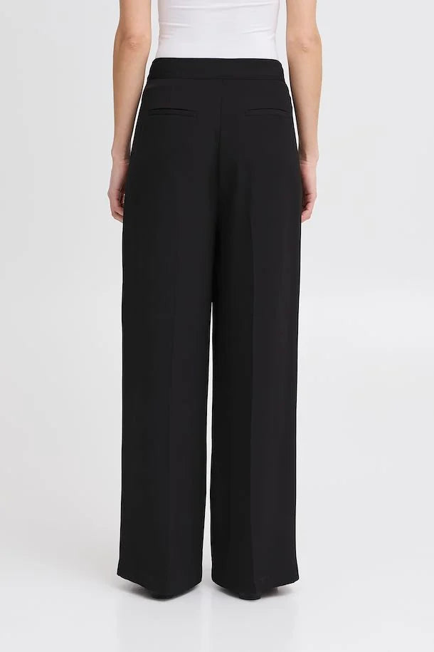 Pantalone palazzo nero Ihreya