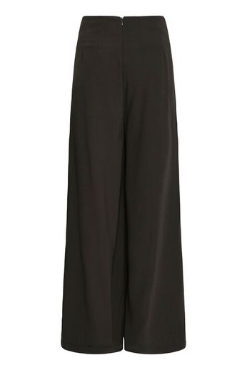 Pantalone nero a vita alta con pinces Ihlinta