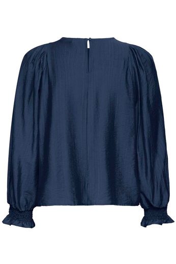 Blusa blu con elastici ai polsi Ihwilma