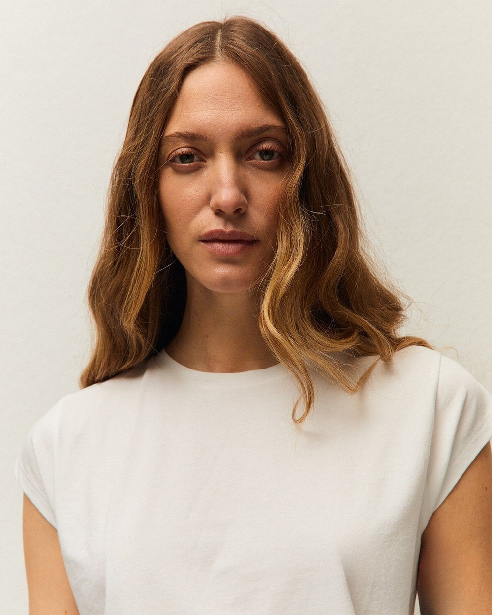 T-shirt basic con scollo tondo e maniche corte