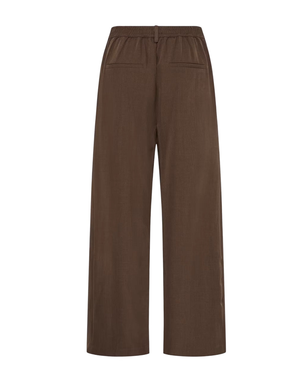 Tailleur moro oversize giacca e pantalone palazzo con elastico in vita