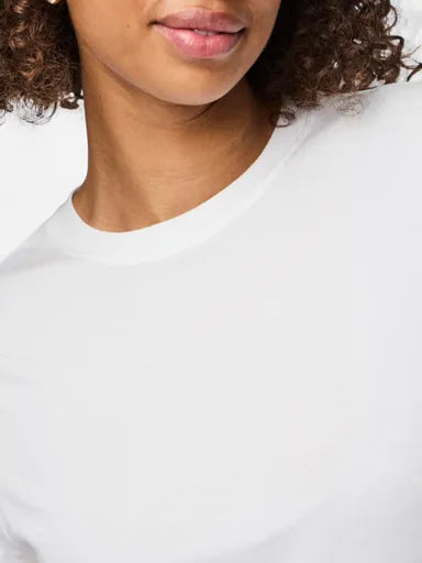 T-shirt bianca in cotone