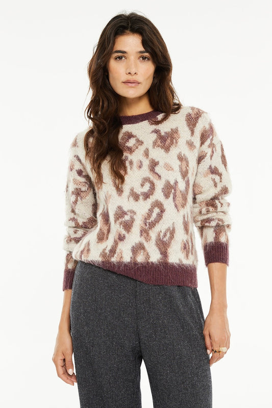 Maglione fantasia animalier