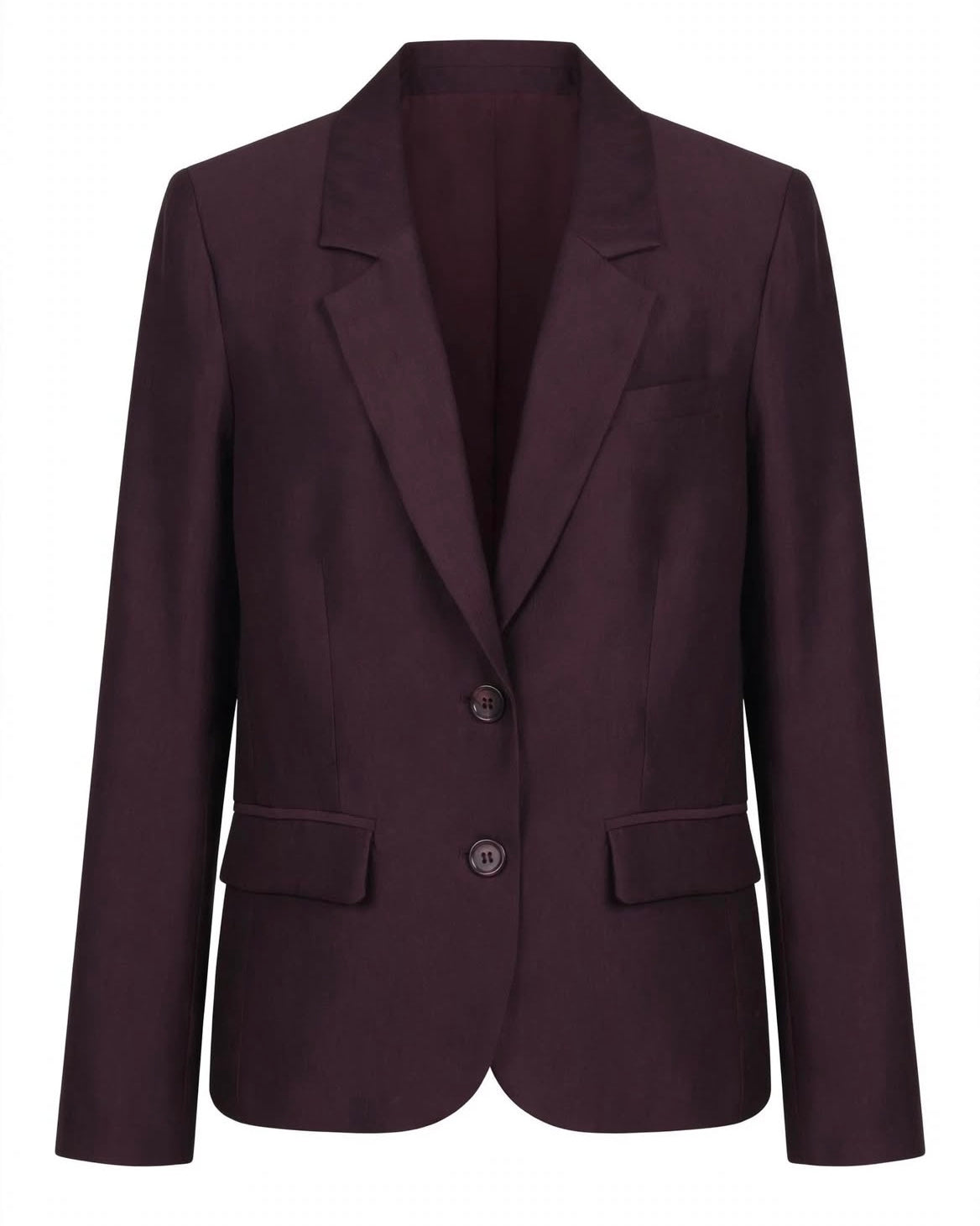Tailleur cioccolato giacca accessorio pietre e pantalone palazzo con elastico in vita effetto lucido
