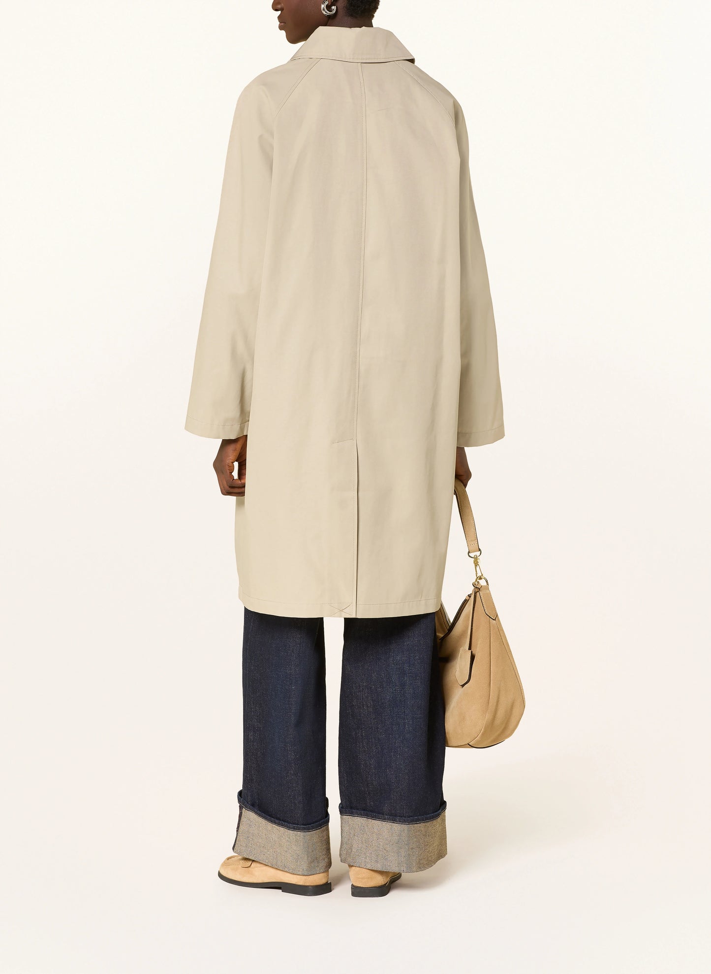 Trench beige lungo