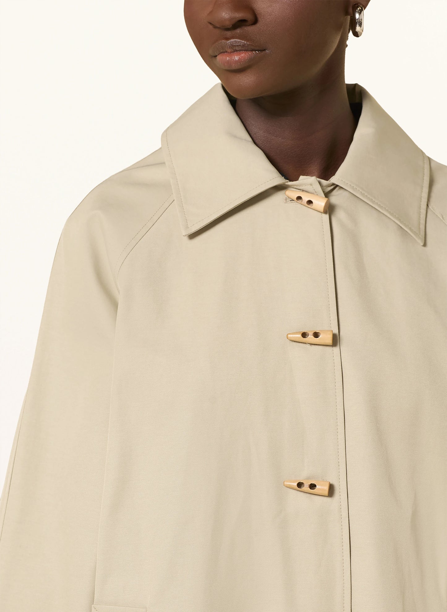 Trench beige lungo