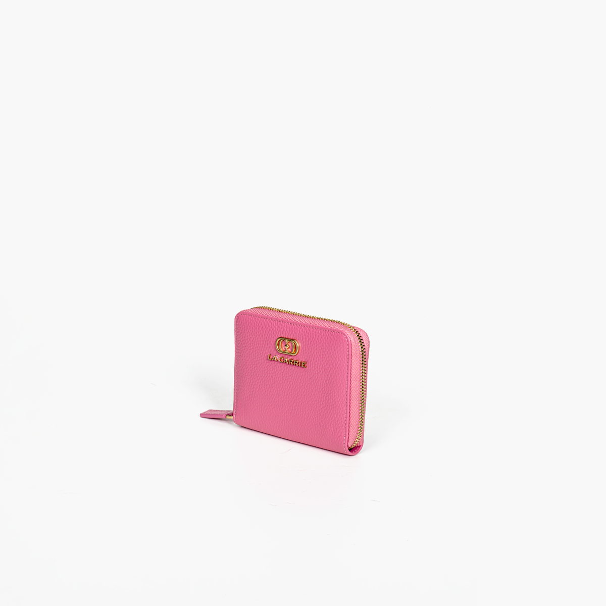 Portafoglio Zipper rosa