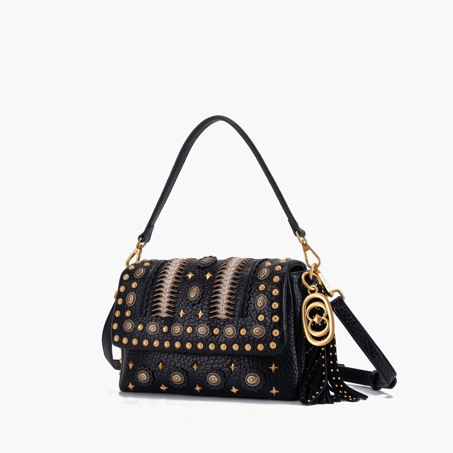 Borsa nera a spalla Jungle