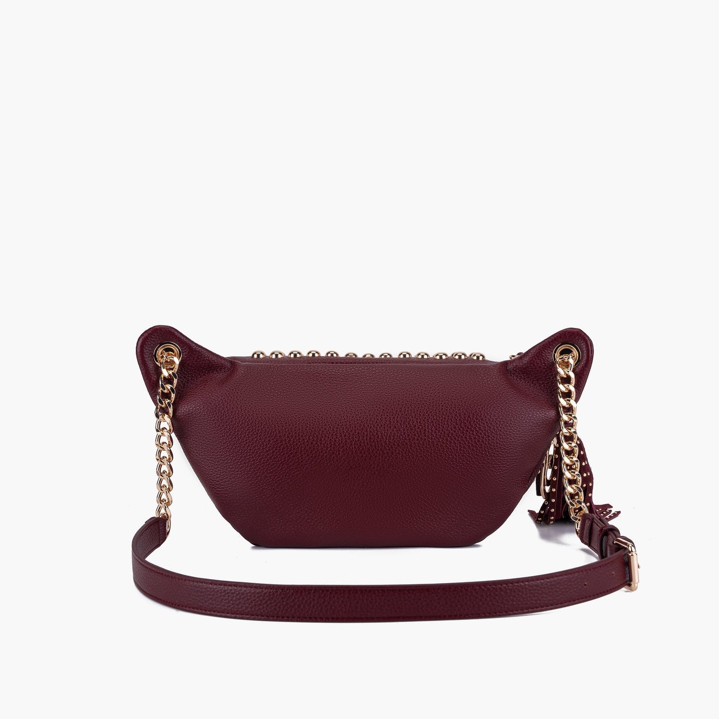 Marsupio cherry con borchie oro Planets