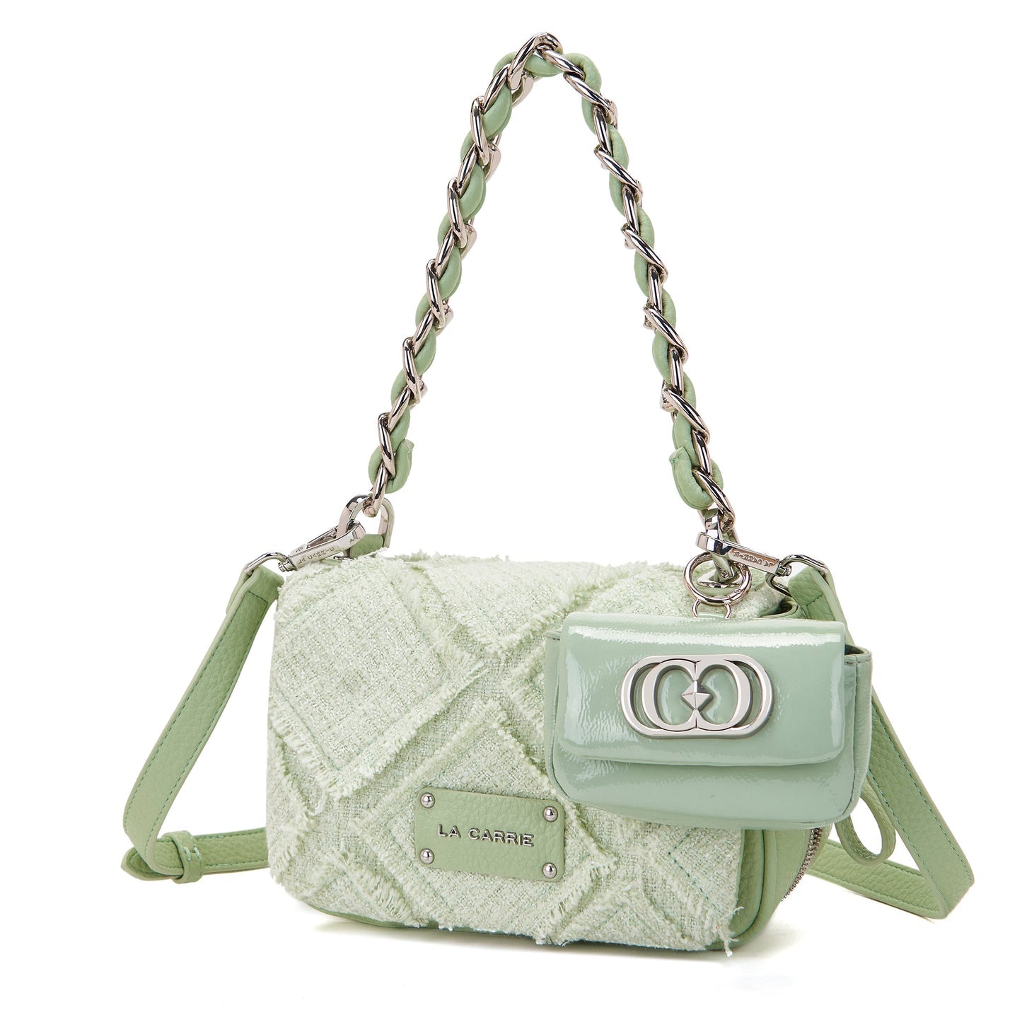 Borsa a spalla Isabel Cross verde