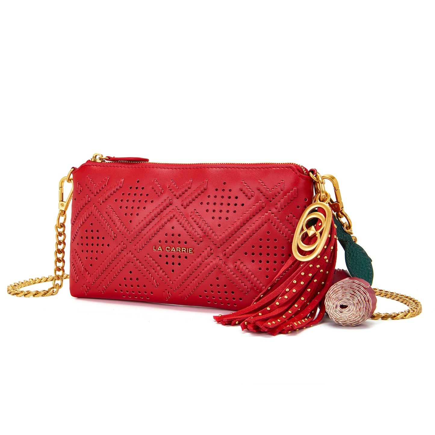 Borsa a portafoglio Labyrinth red