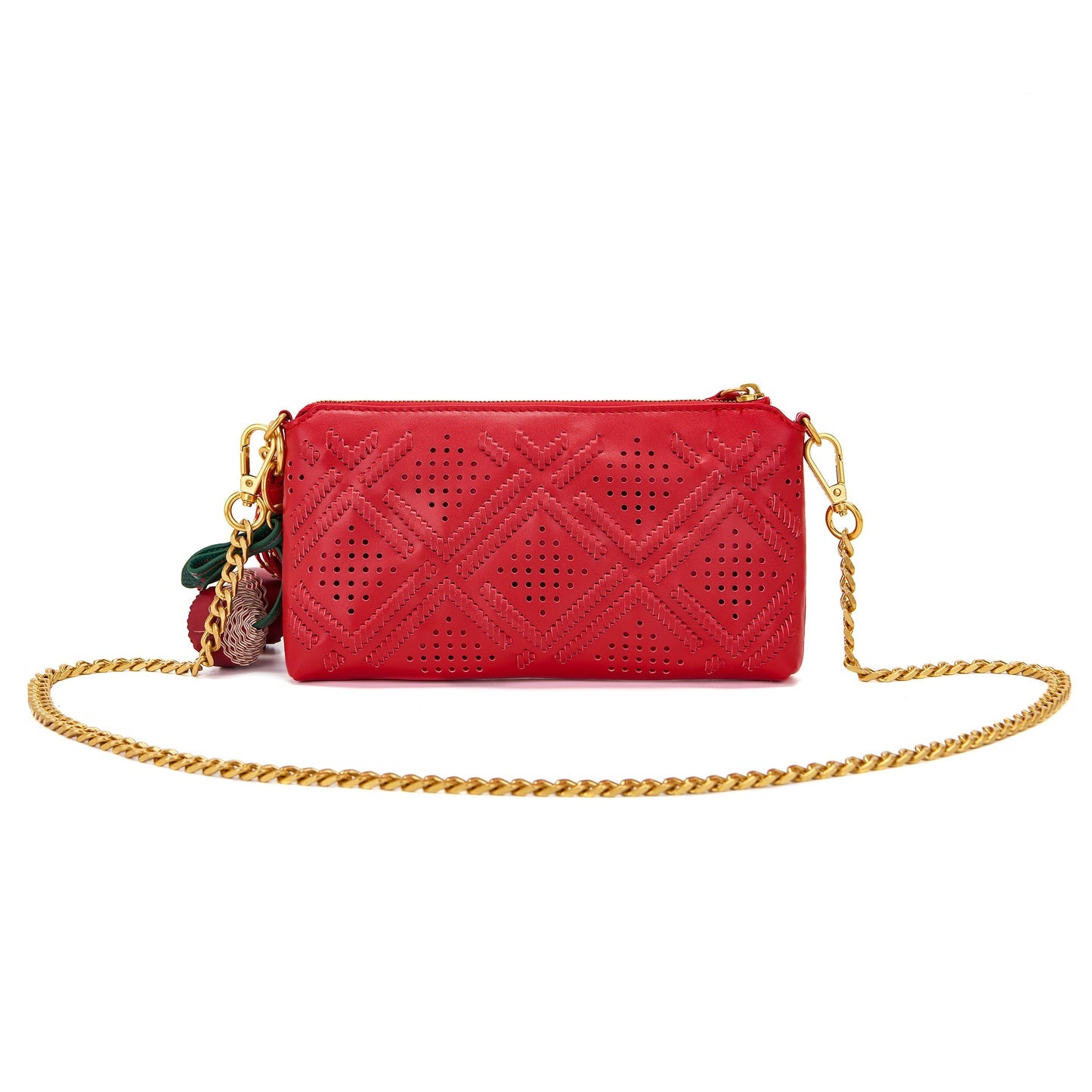 Borsa a portafoglio Labyrinth red