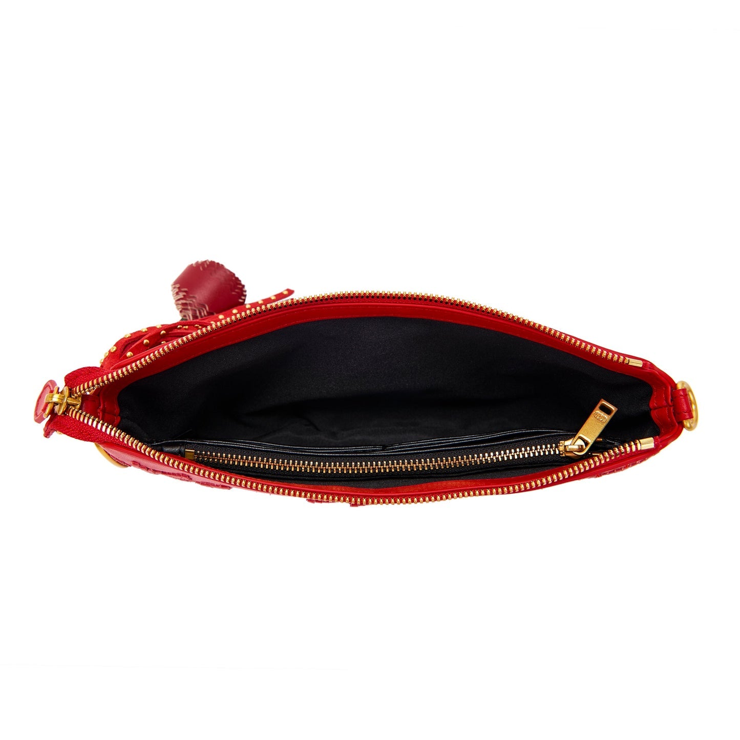 Borsa a portafoglio Labyrinth red