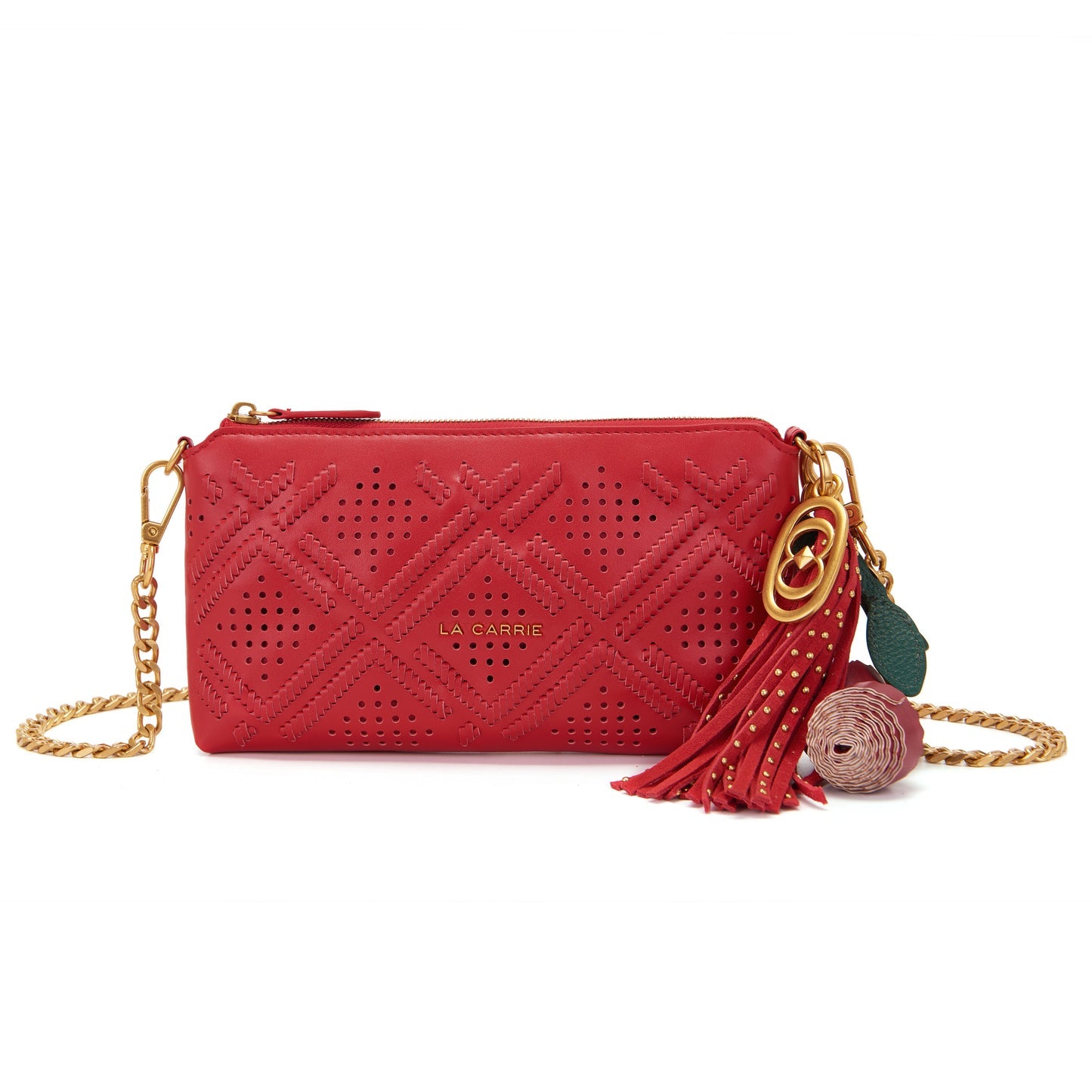 Borsa a portafoglio Labyrinth red
