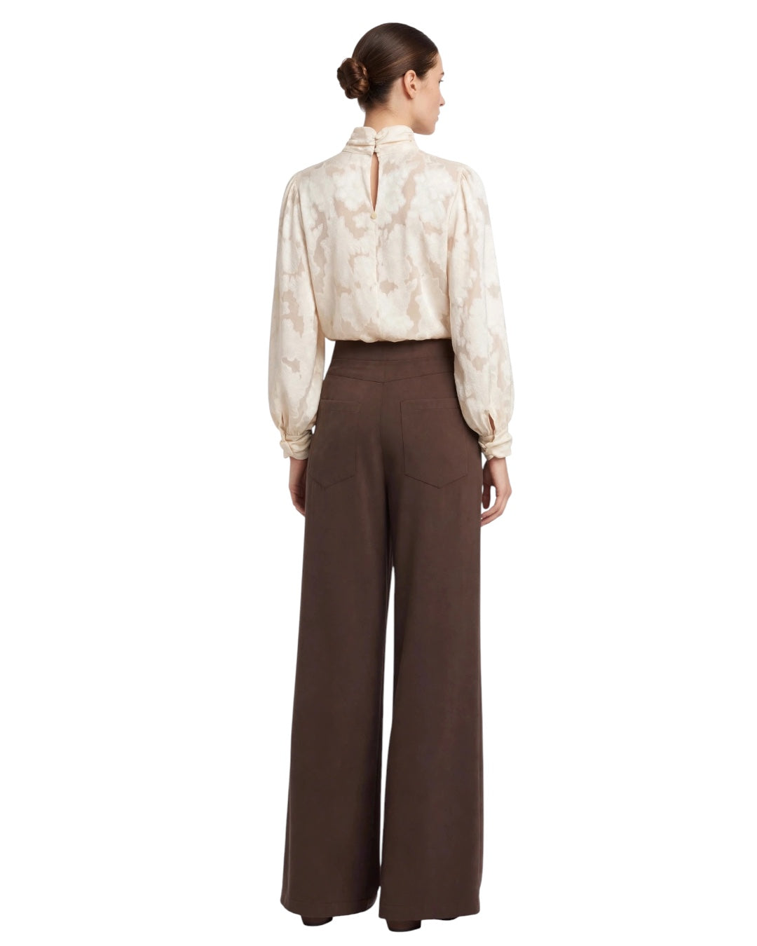 Choco palazzo trousers in viscose