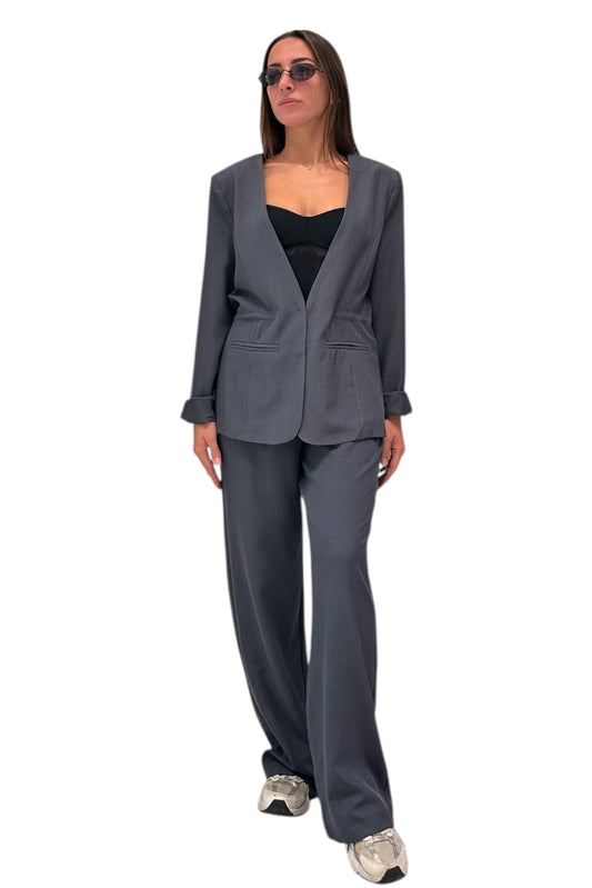 Completo grigio con giacca e pantalone IHfava