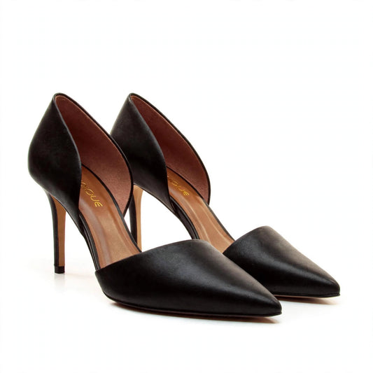 Decolté pelle nero