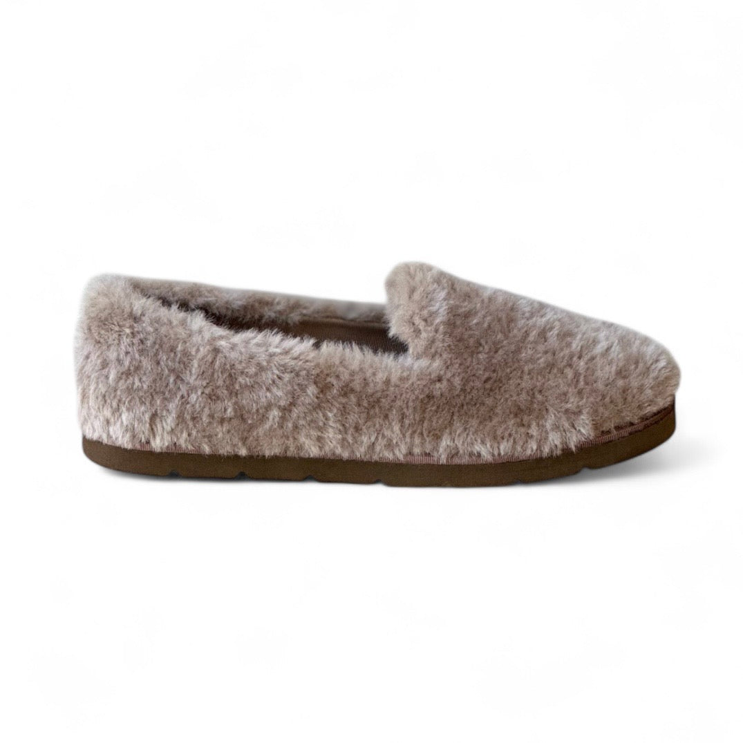 Slippers Teddy taupe