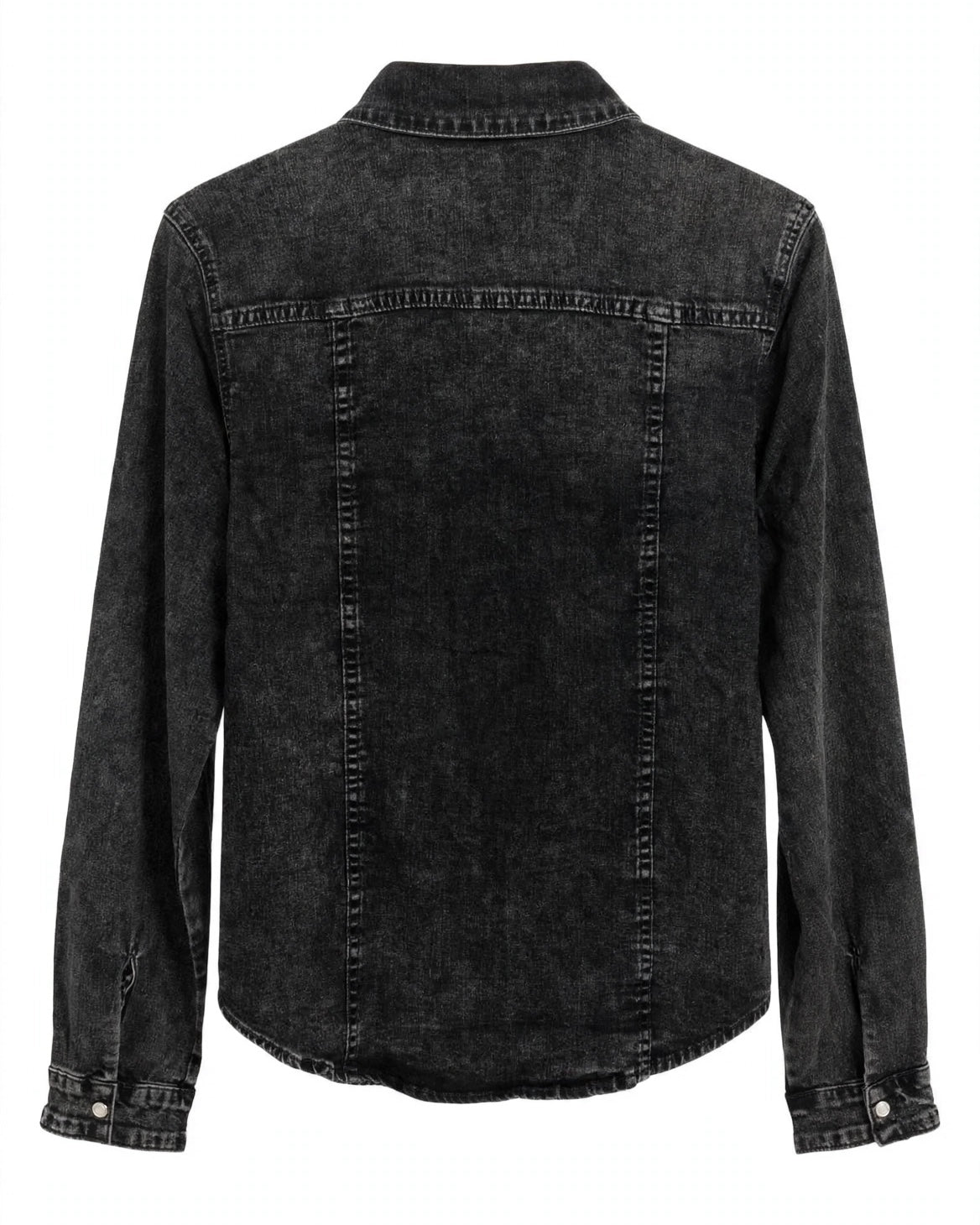Camicia grigia in jeans