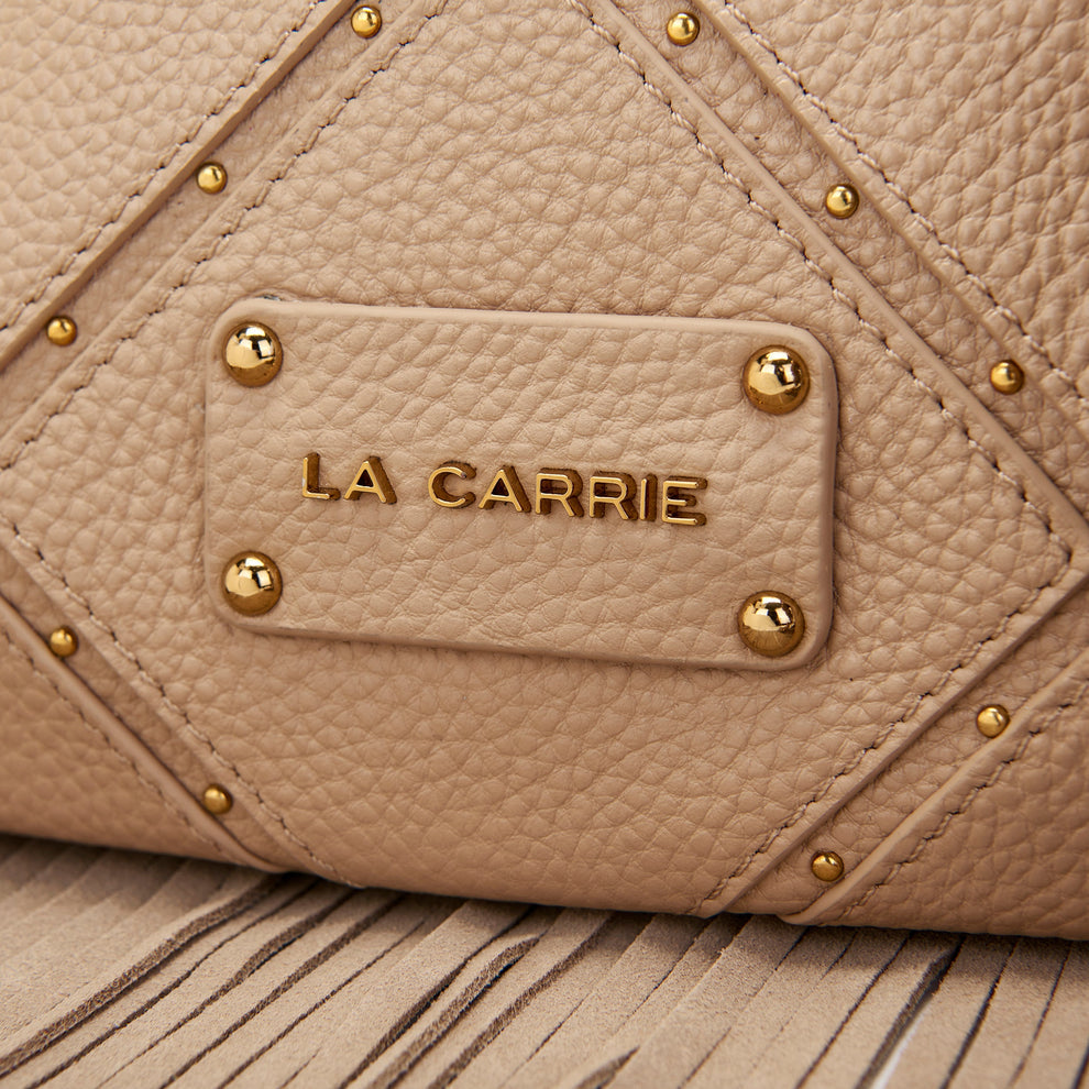 Borsa a spalla Isabel beige