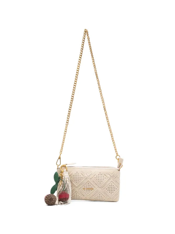 Borsa a portafoglio Labyrinth ivory