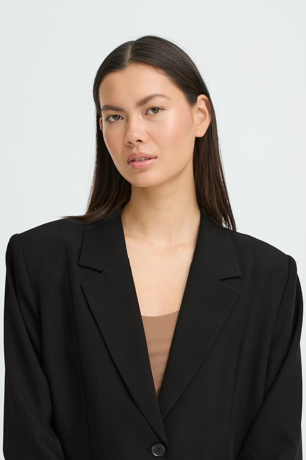 Giacca blazer monopetto nera