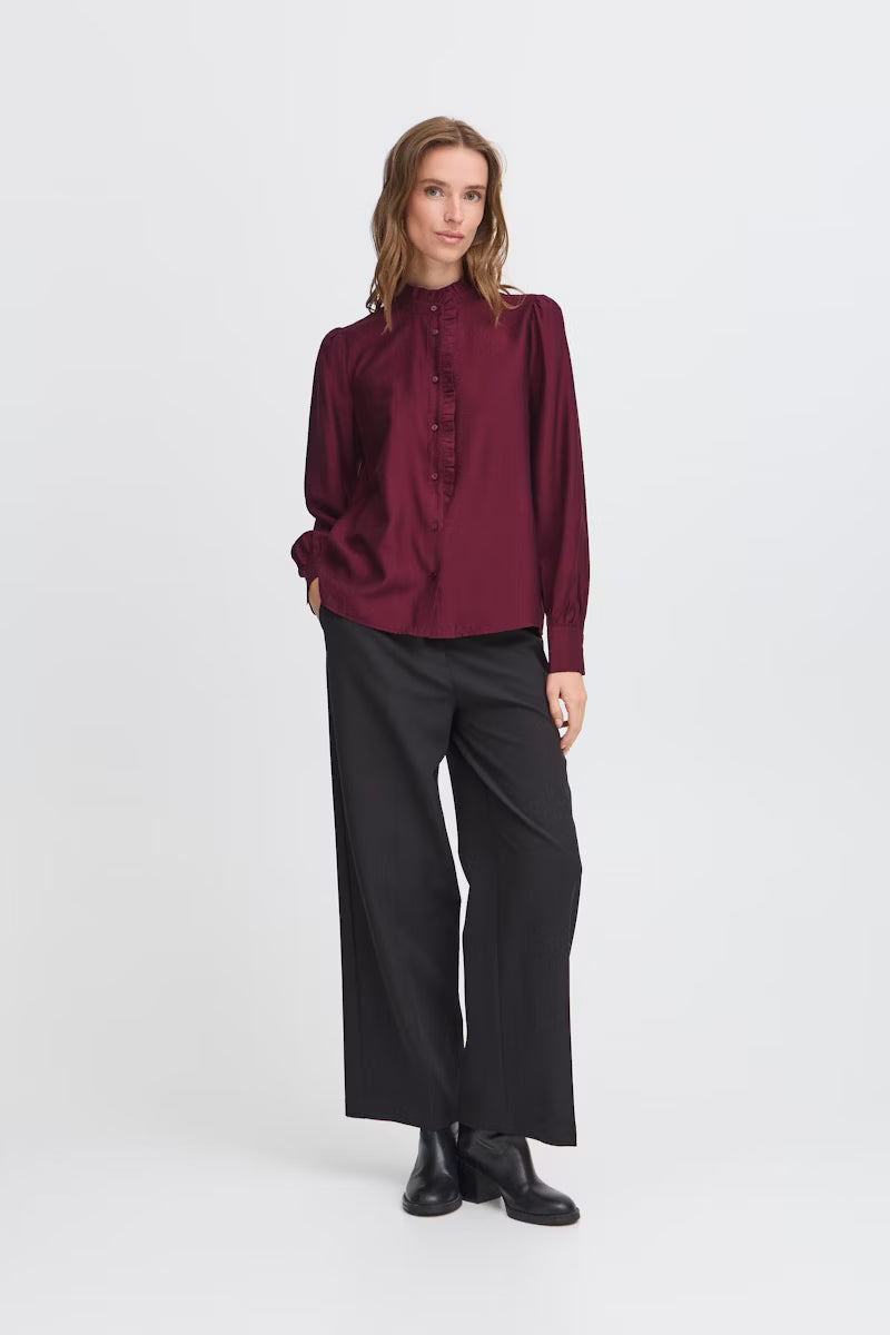 Camicia bordeaux Ihkarlani
