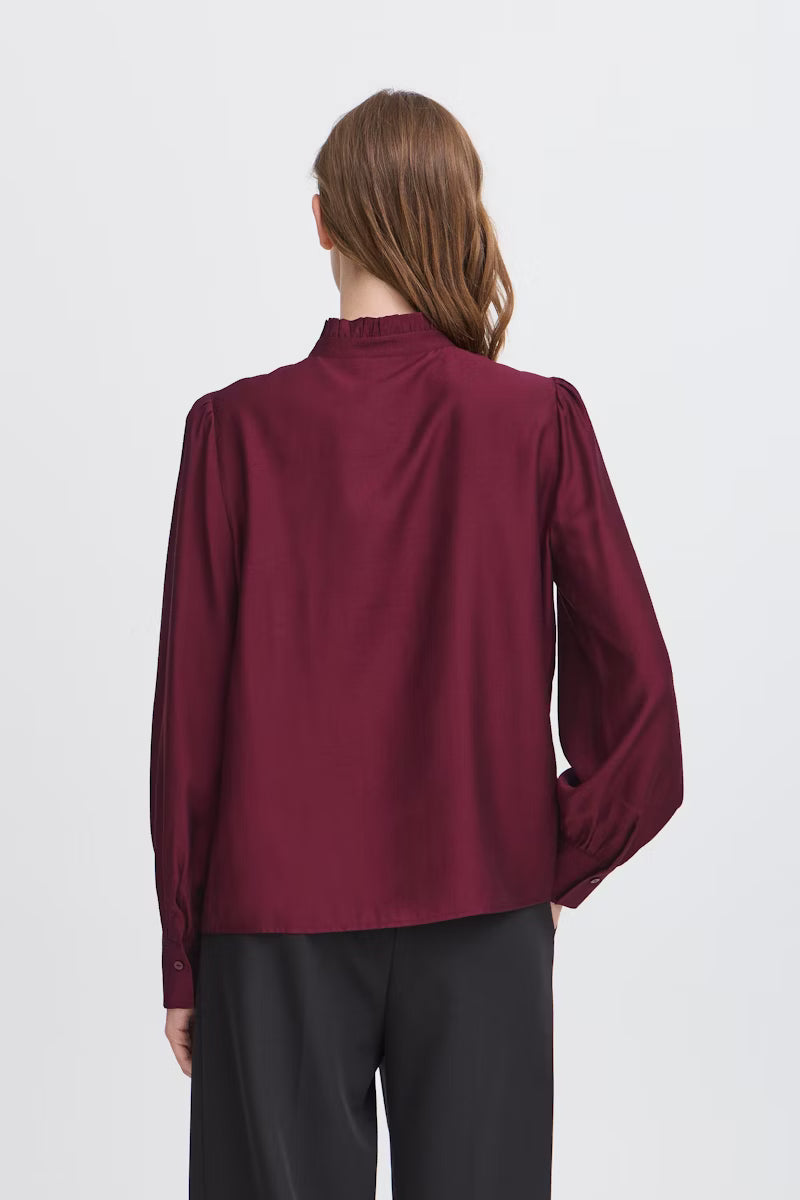 Camicia bordeaux Ihkarlani