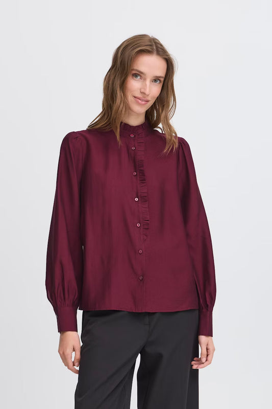 Camicia bordeaux Ihkarlani