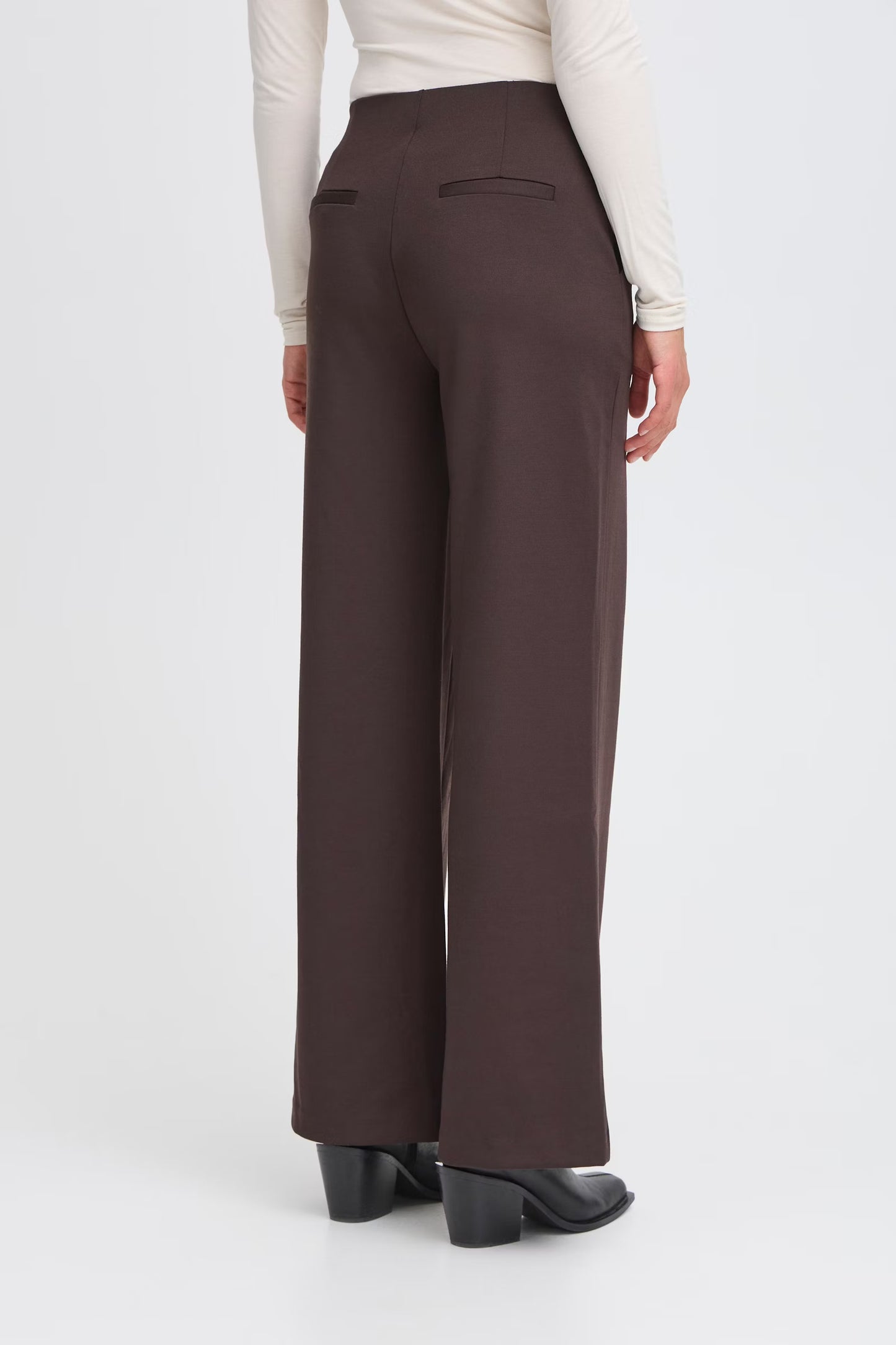 Pantalone palazzo moro con zip Ihkate Wide