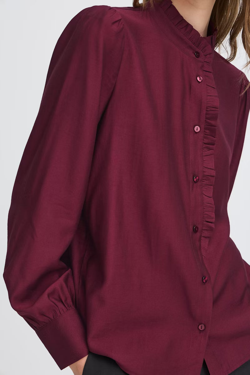Camicia bordeaux Ihkarlani