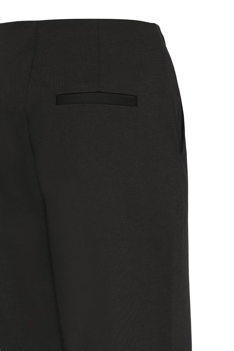 Pantalone palazzo nero con zip Ihkate Wide
