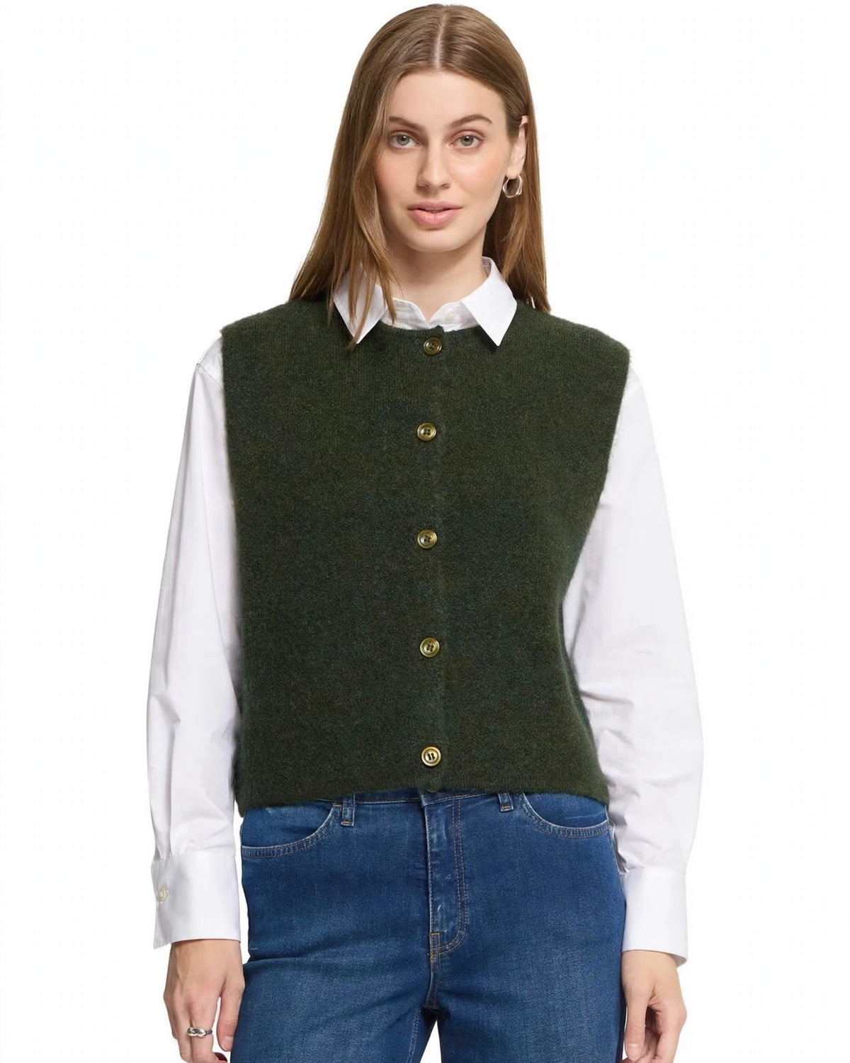 Cardigan smanicato Verdone