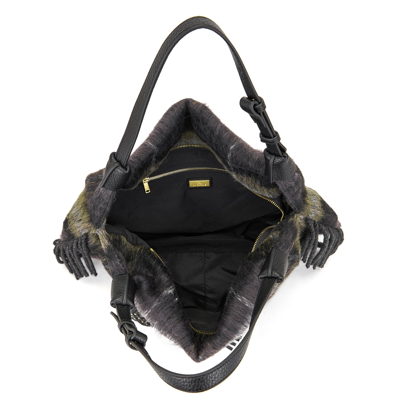 Borsa grande a spalla black