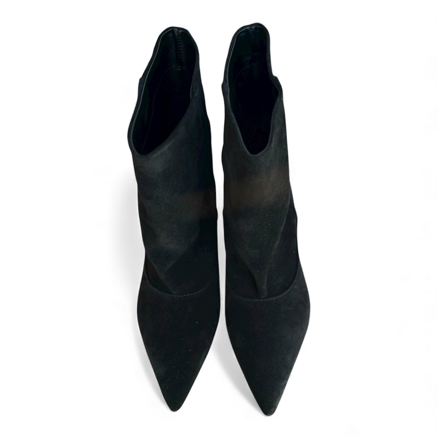 Stivale basso in camoscio nero